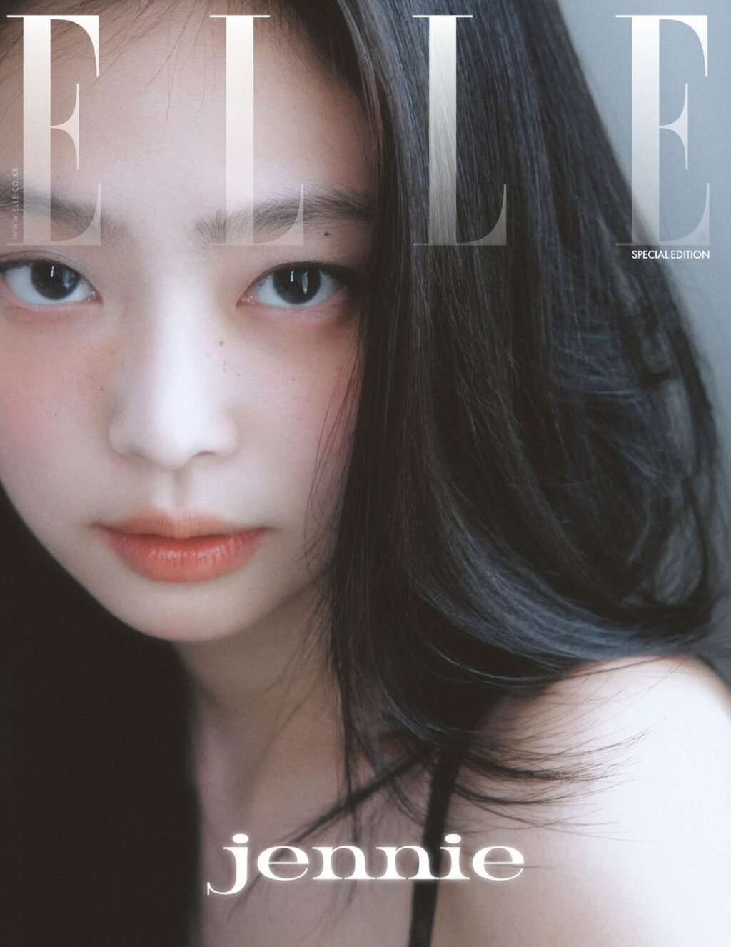 Jennie para revista ELLE Korea. Foto: Reprodução/ ELLE KOREA