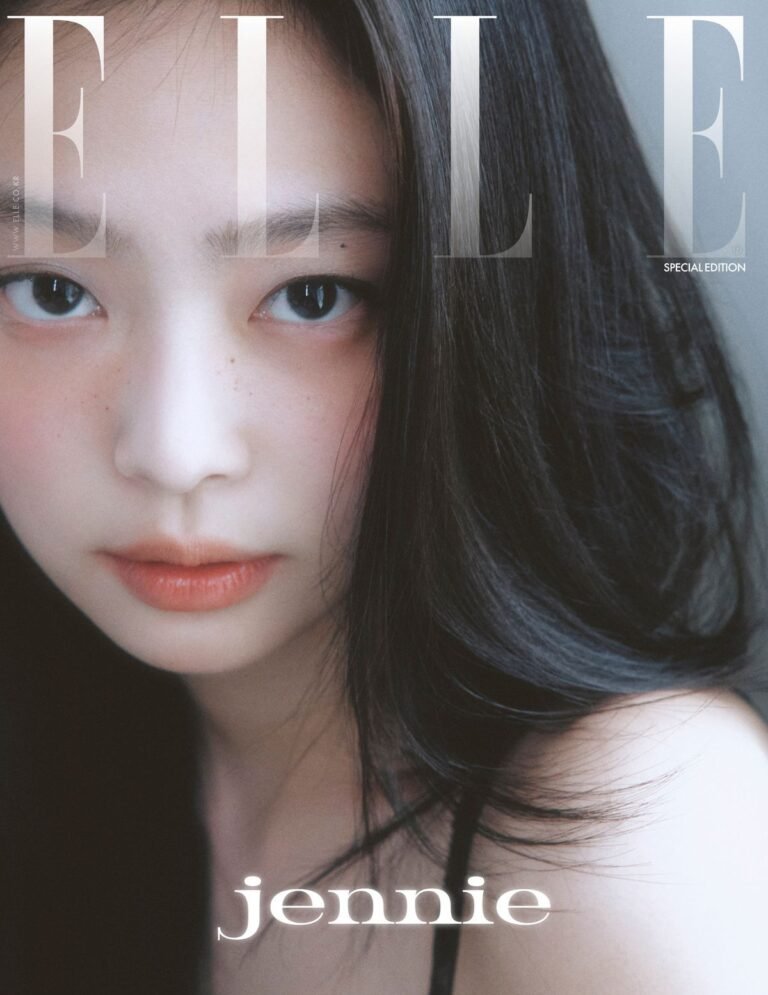 Jennie para revista ELLE Korea. Foto: Reprodução/ ELLE KOREA