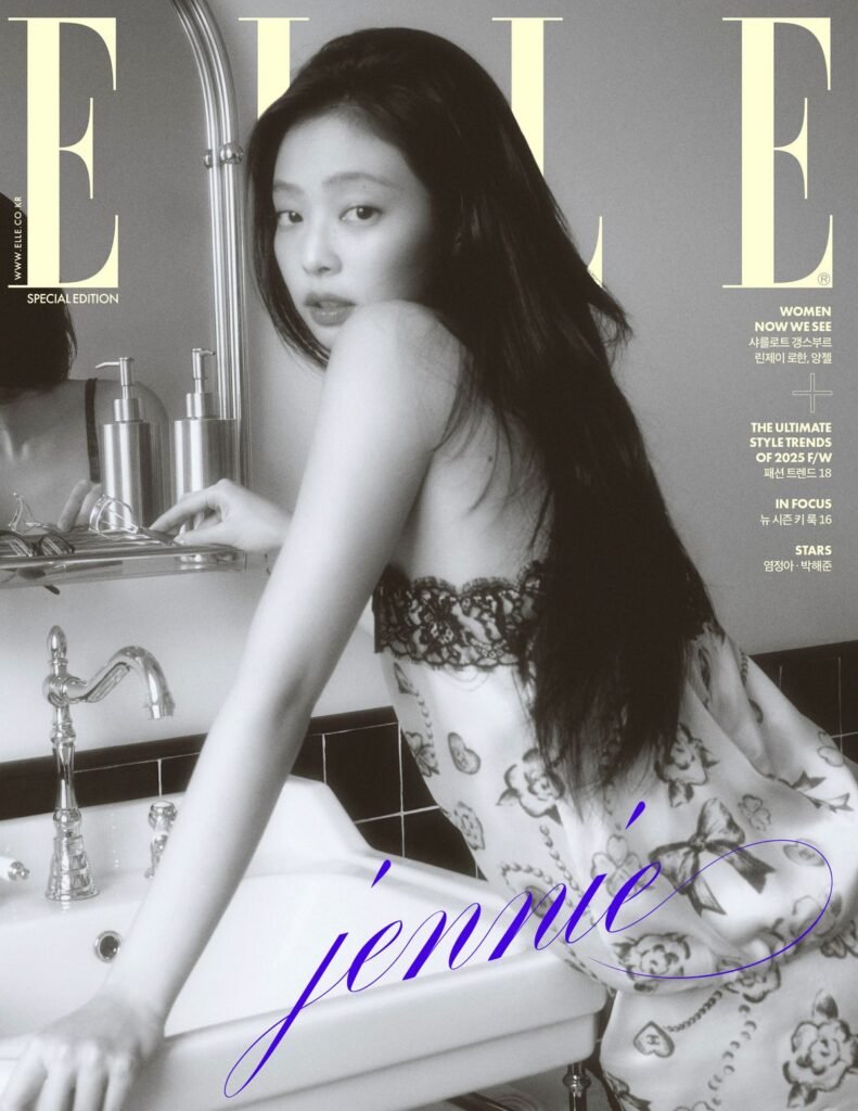 Jennie para revista ELLE Korea. 